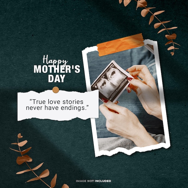 A book cover that says’happy mother’s day’on it