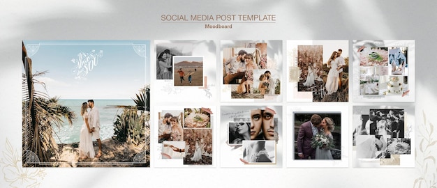 A collage of photos from the past