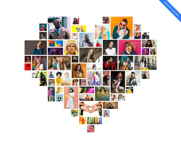 A poster for the love of collage