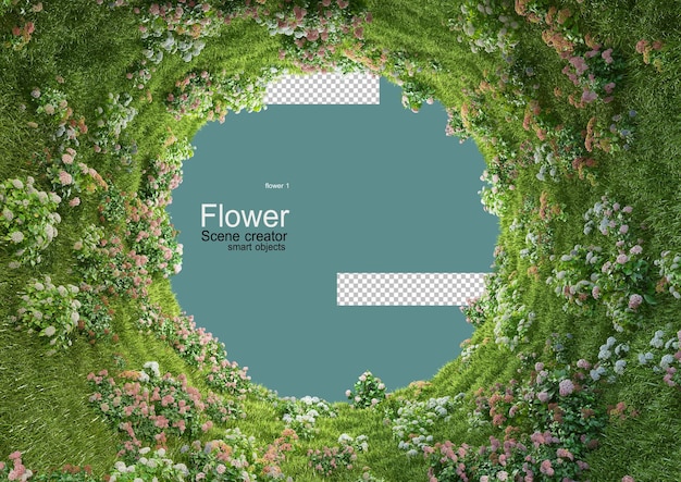 Available tunnels many varieties of colorful flowers