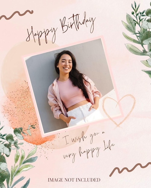 Customizable birthday cards in eps format creative design templates