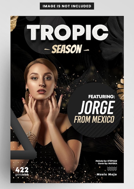 Elegant party event flyer design