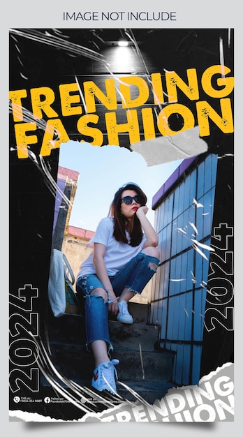 Fashion social media ig story template