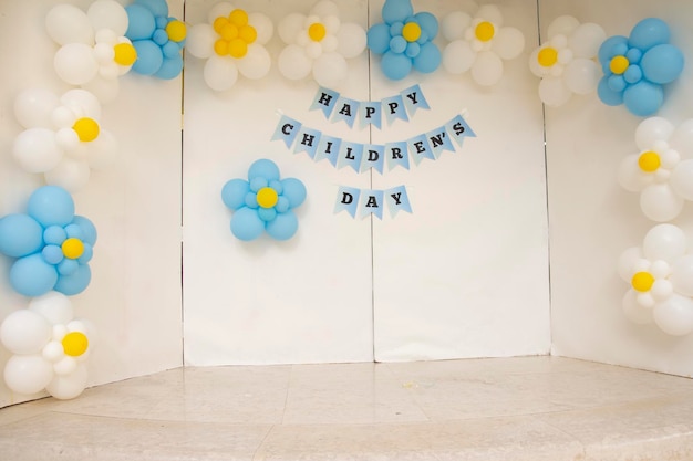 Inside the premises of albanian collage durres childrens day