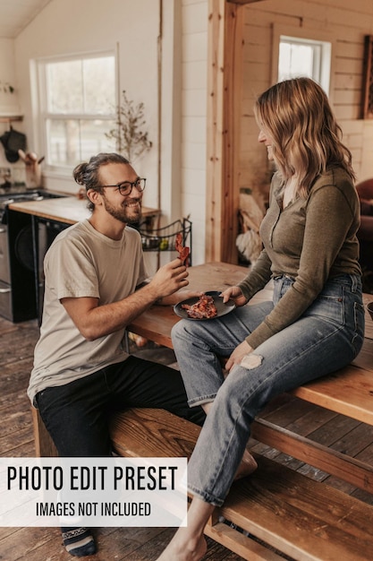 Modern film photo edit preset filter