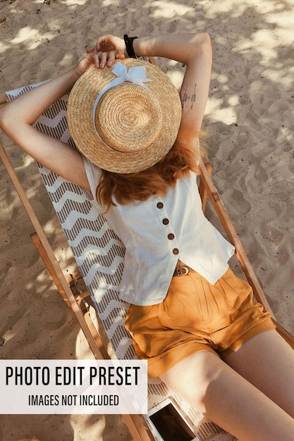 Outdoor photo edit preset filter