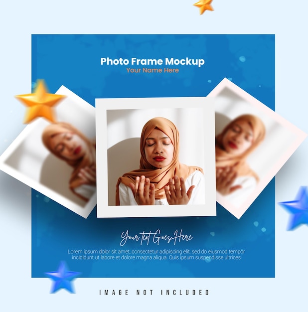 Photo frame mockup
