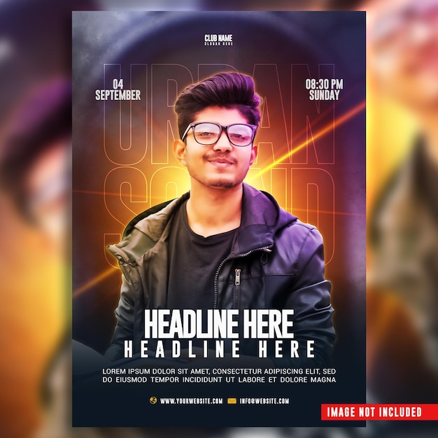 Poster design template