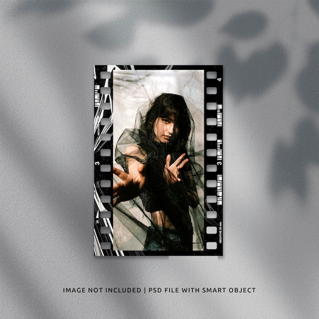 Psd square social media post photo frame moodboard collage mockup