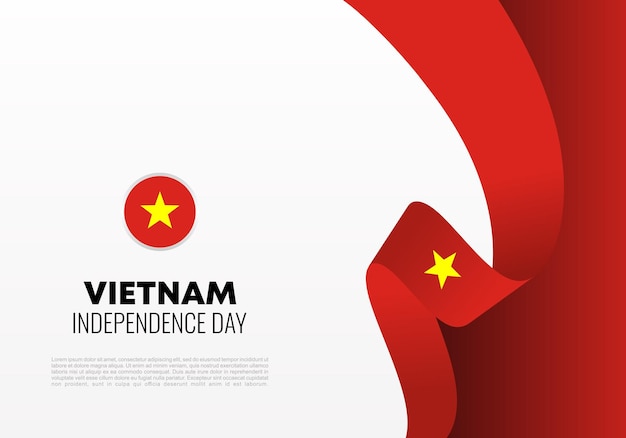Vietnam independence day background for national celebration on september 2nd