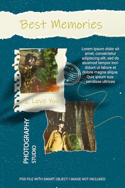 A poster with a man and a woman on it that says love you