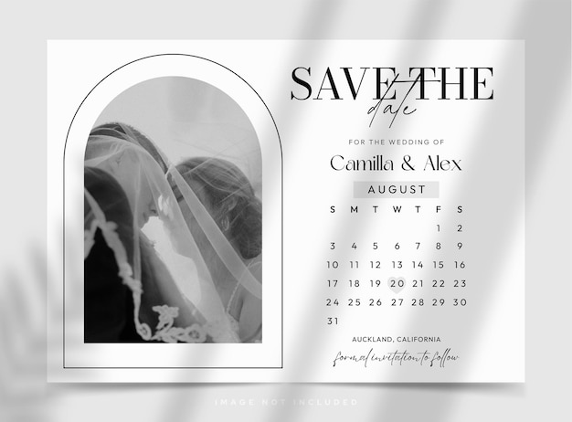 A white card with the date of the year