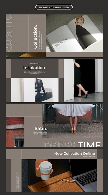 Banner in minimal modern style