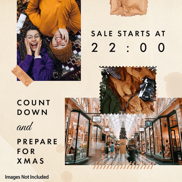 Christmas social media post