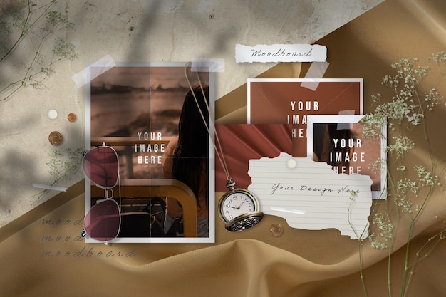 Moodboard mockup