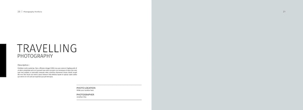 Portfolio photography magazine page 20 to 21