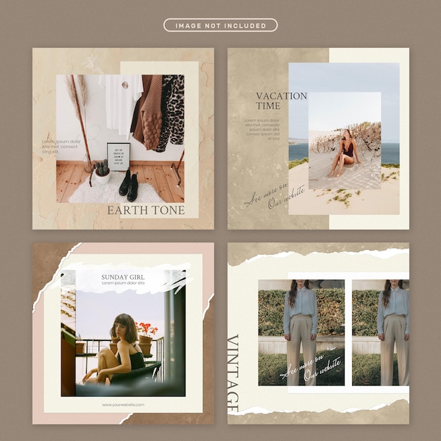 Social media post in beauty theme