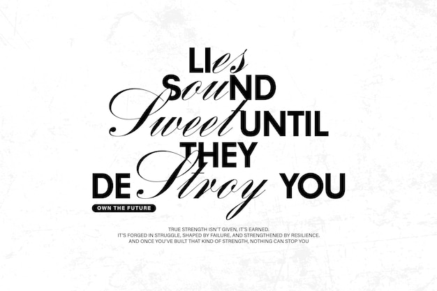 Urban streetwear aesthetic typography quotes graphic design